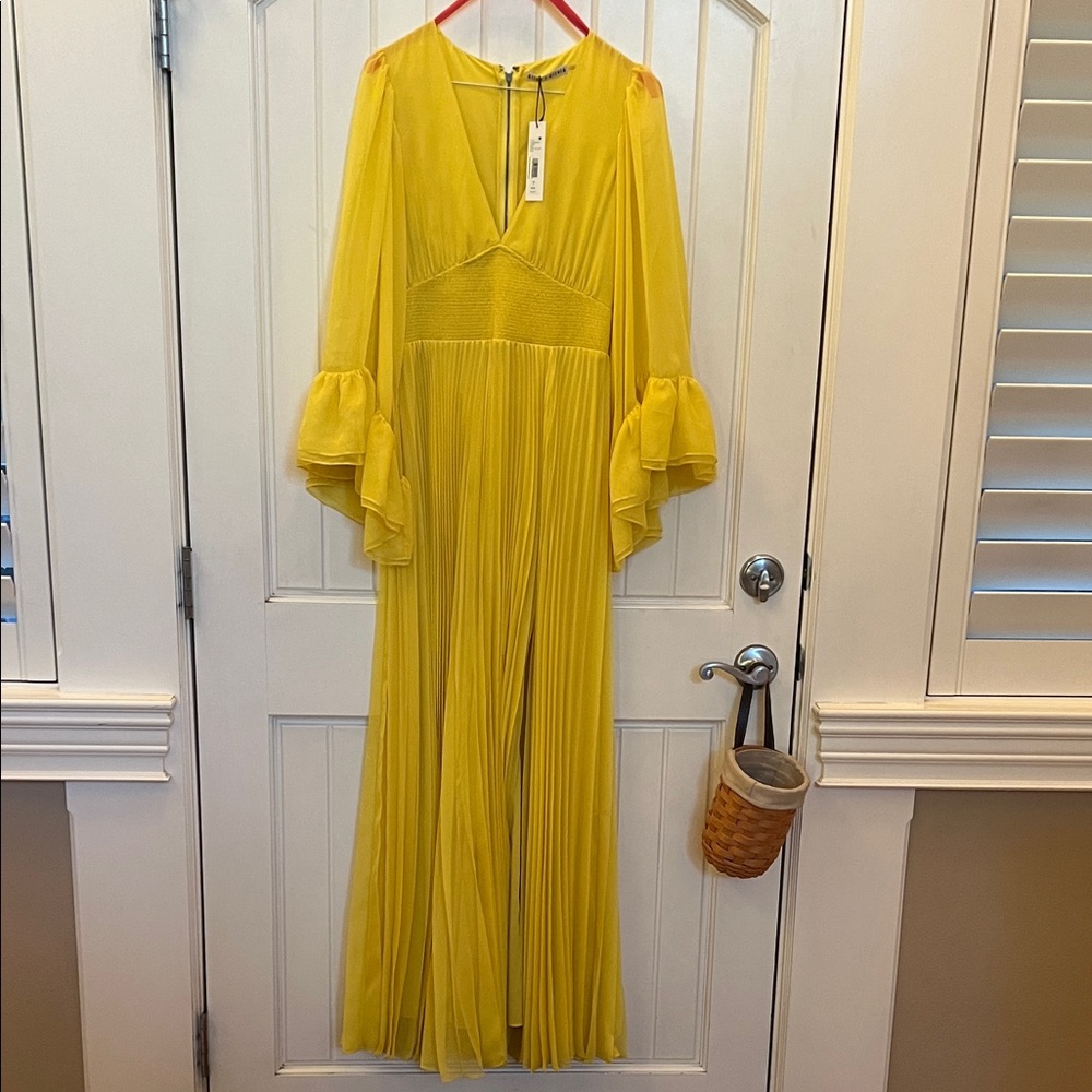 Alice + Olivia Yellow Maxi Dress